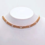 The Alexa Rosegold A.D Necklace