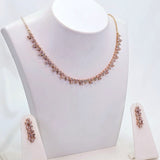 The Alba Rosegold A.D Necklace