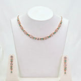 The Addison Rosegold A.D Necklace