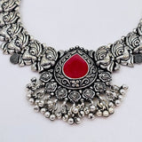 The Illiana Oxidized Necklace