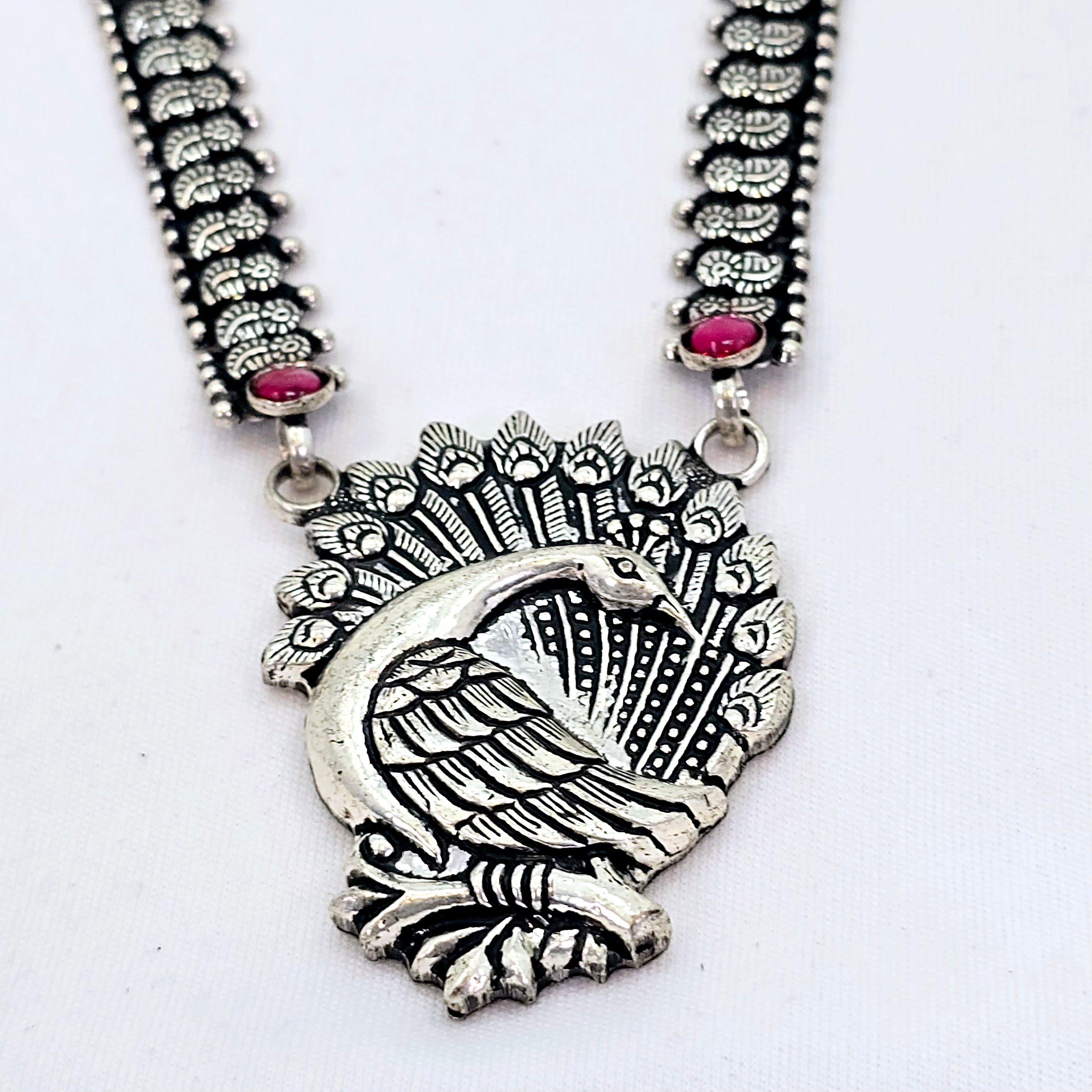 The Yusra Oxidized Long Necklace