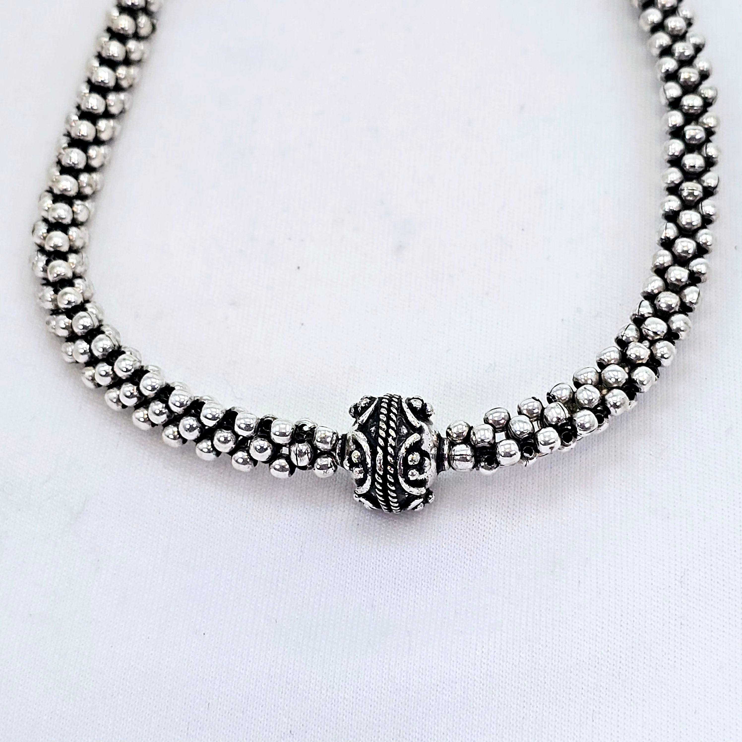 The Jodha Oxidized Necklace