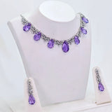 The Lacey Whitegold A.D Necklace