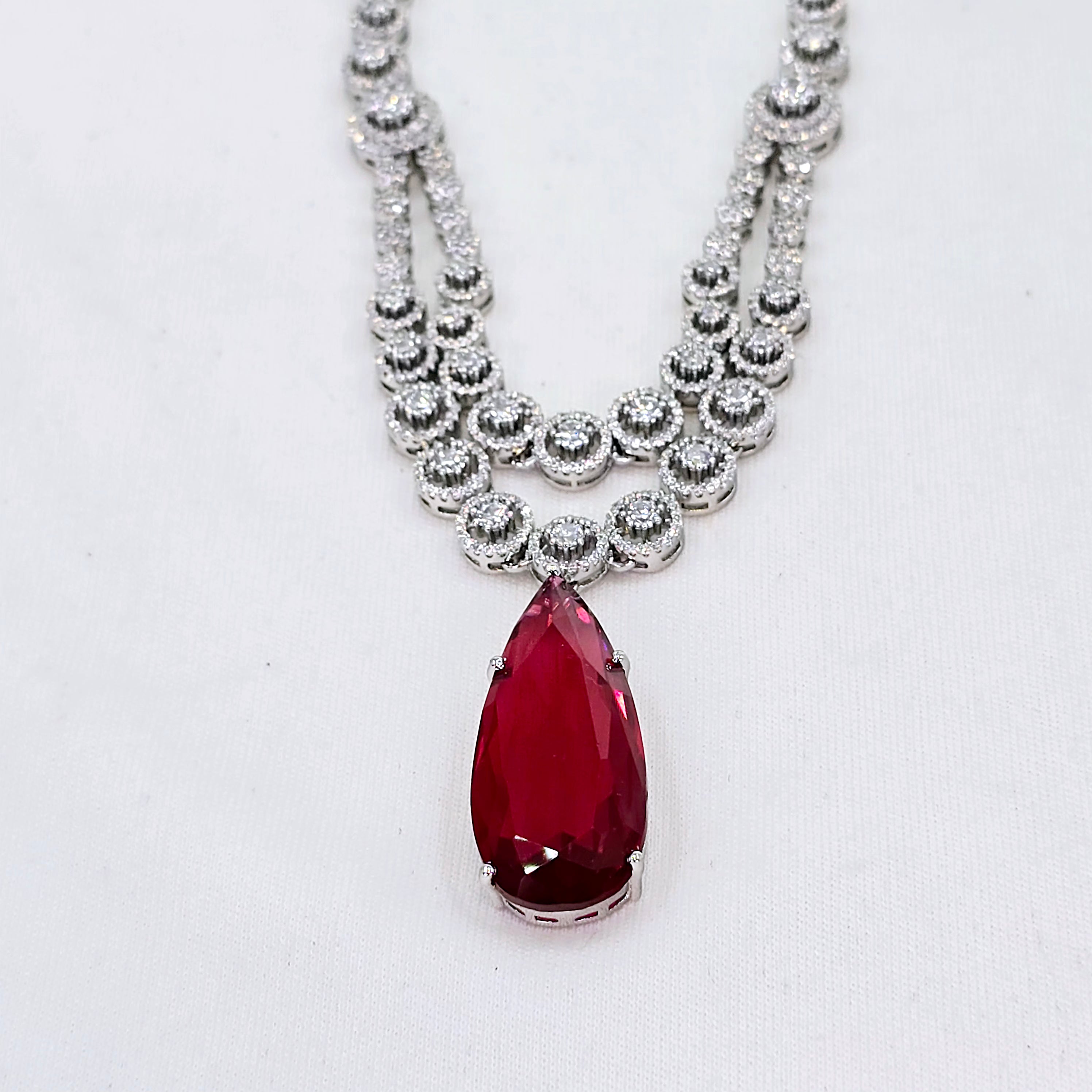The Kristen Whitegold A.D Necklace