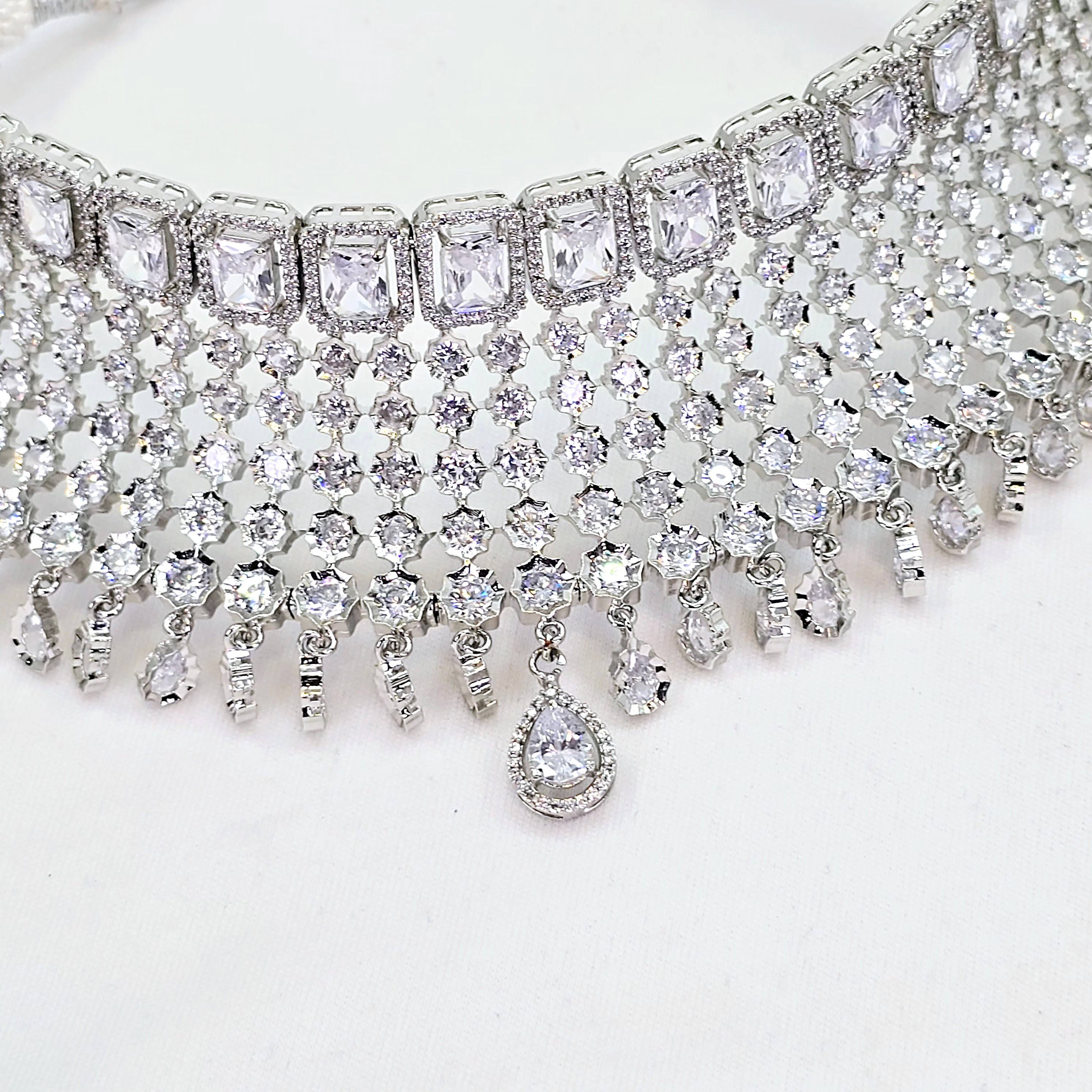 The Kasey Whitegold A.D Necklace