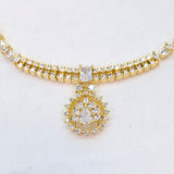 The Saffron Yellowgold A.D Necklace