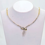The Rachel Yellowgold A.D Necklace