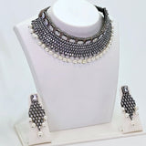 The Sabrina Blackgold A.D Necklace