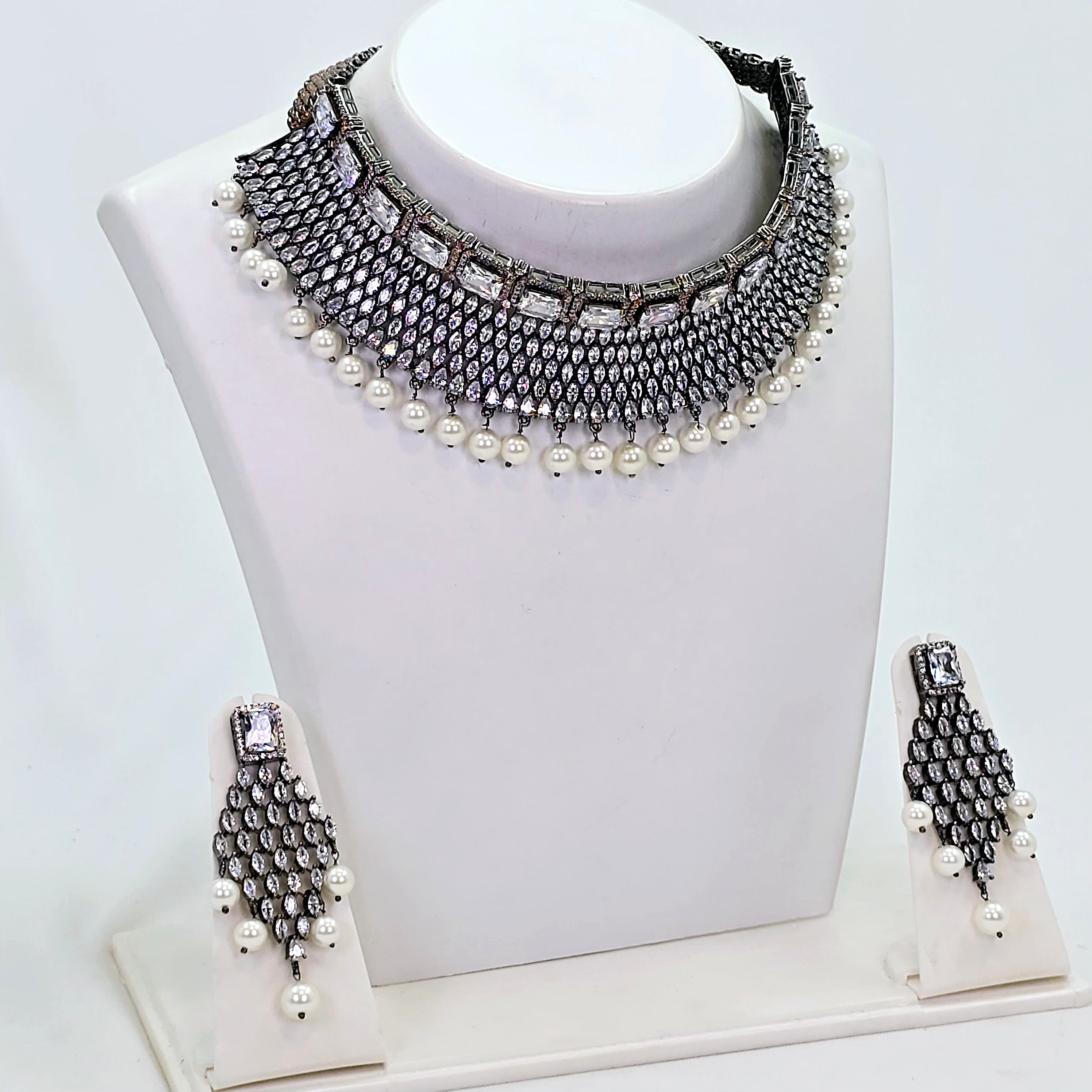 The Sabrina Blackgold A.D Necklace