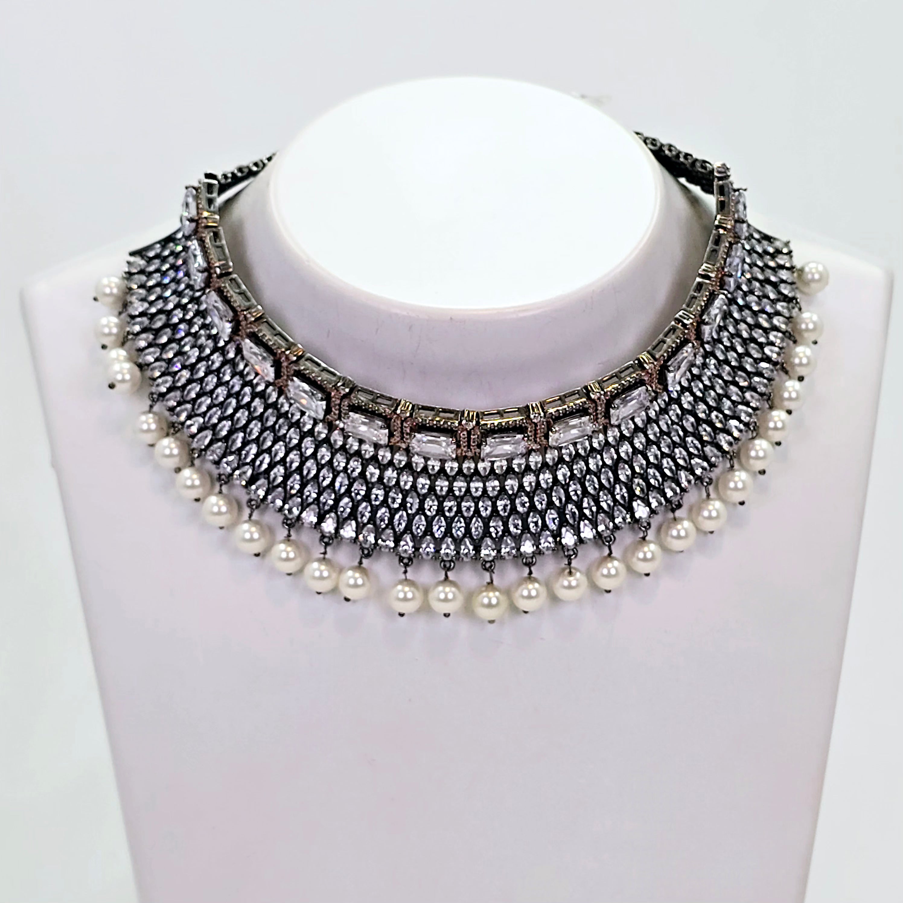 The Sabrina Blackgold A.D Necklace