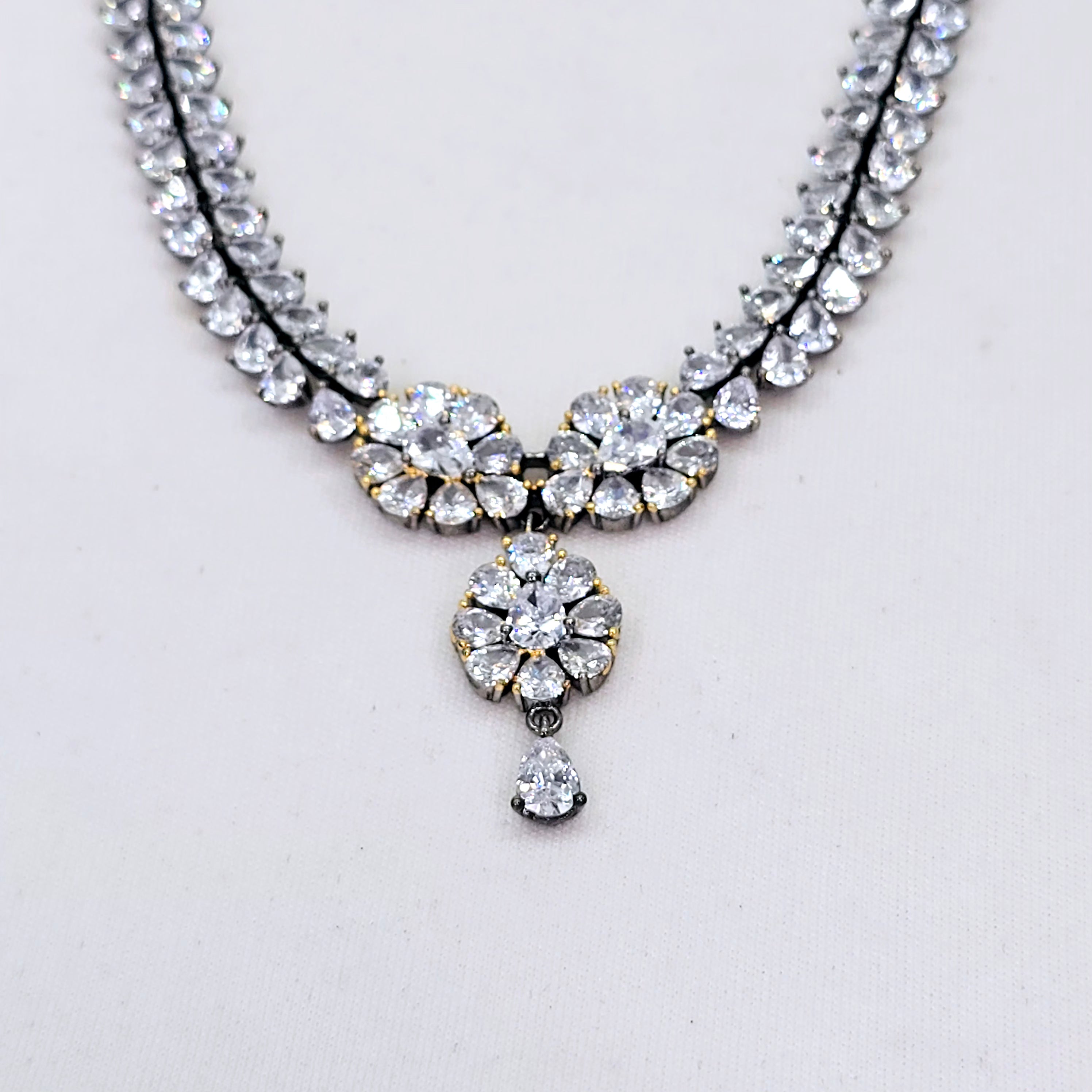 The Yara Blackgold A.D Necklace