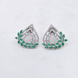 The Nissi Whitegold A.D Earring