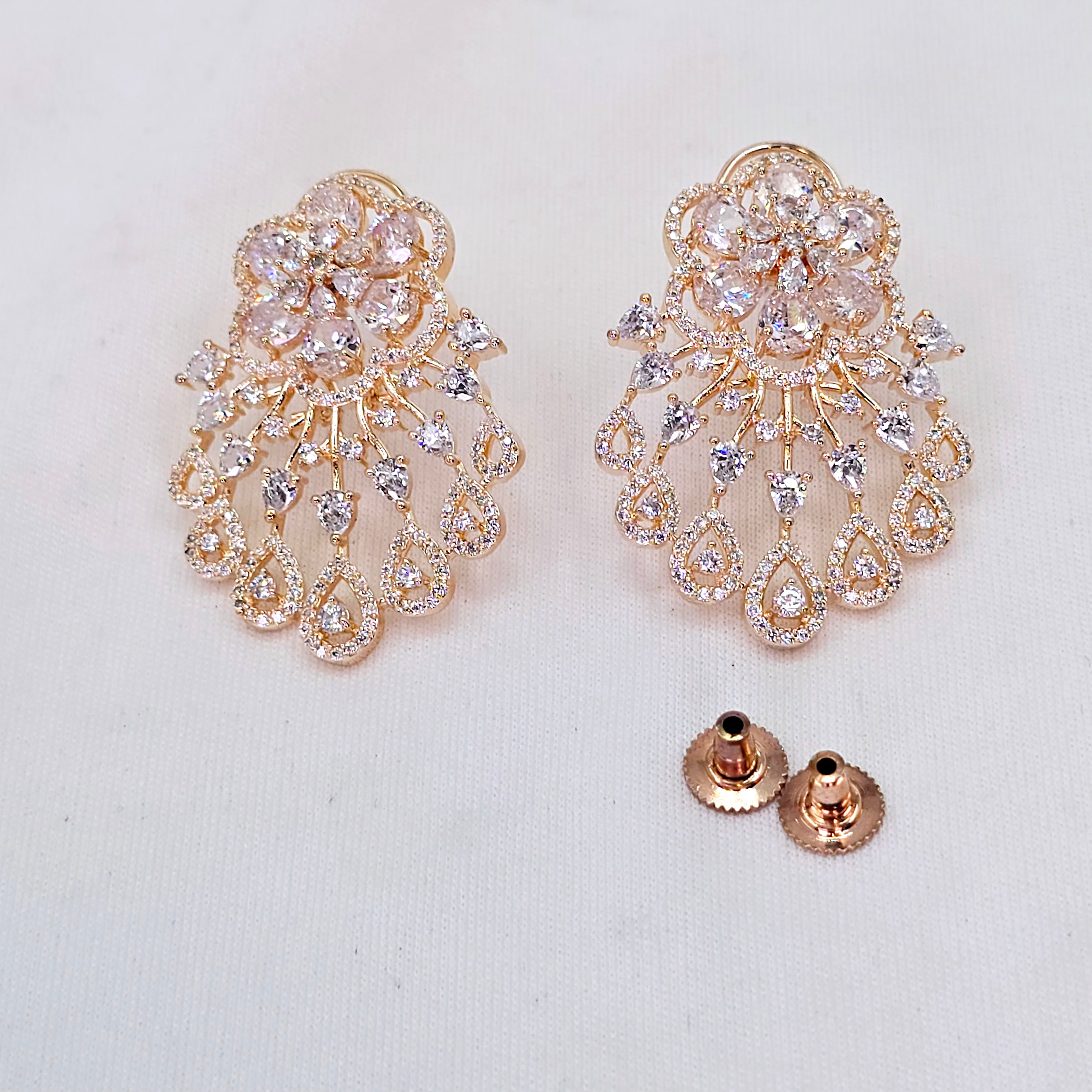 The Alexis Rosegold A.D Earring