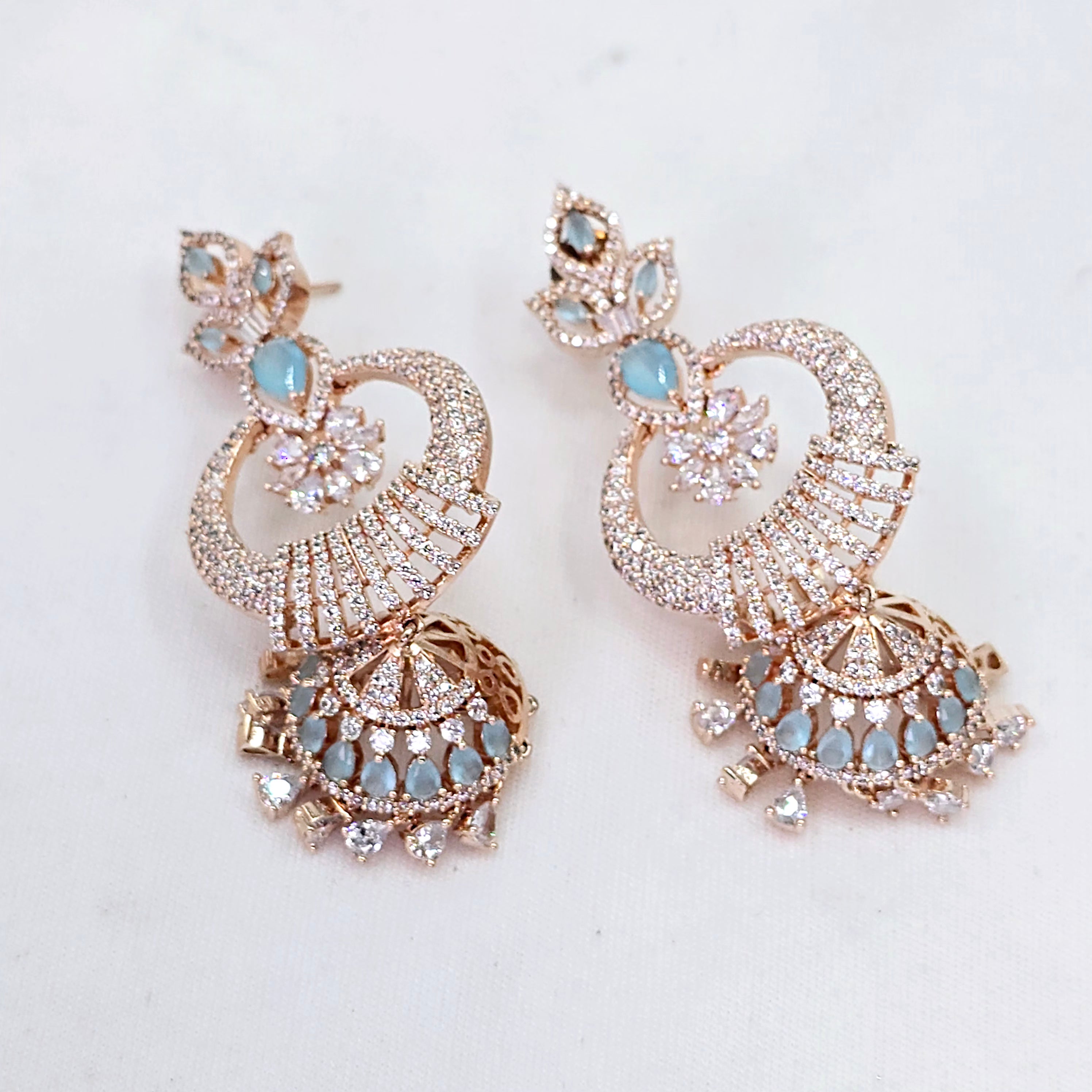 The Lasna Rosegold A.D Earring