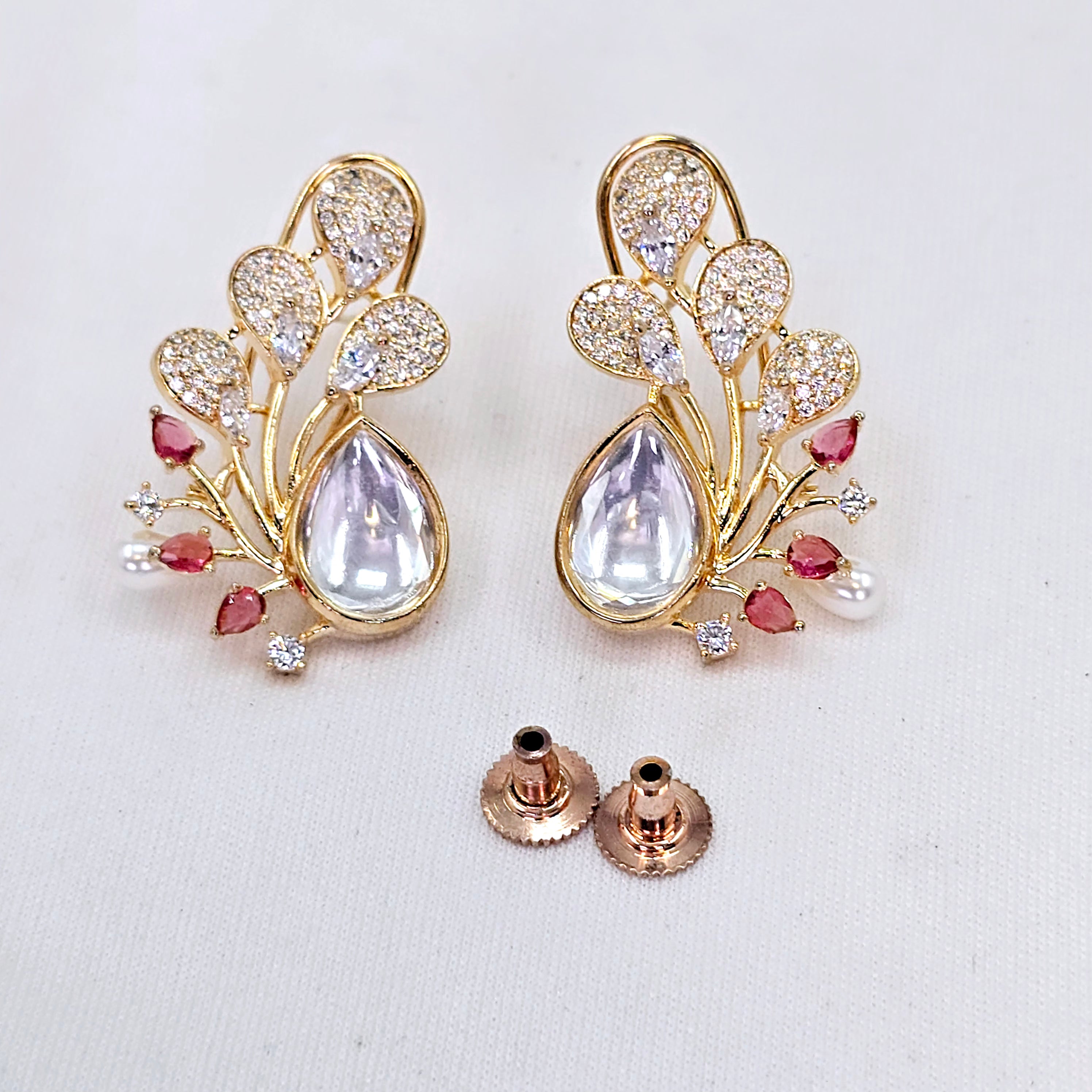 The Persi Rosegold A.D Earring