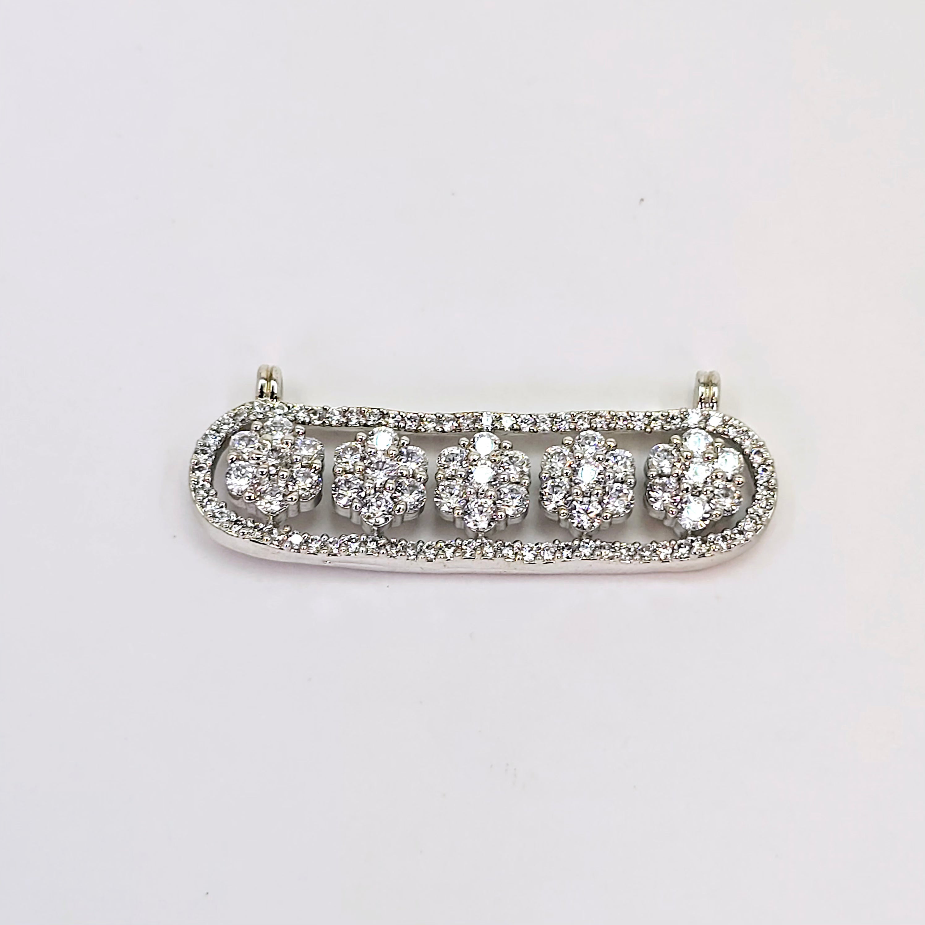 The Deliah Whitegold A.D Pendant Earring(M.S)
