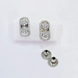 The Deliah Whitegold A.D Pendant Earring(M.S)