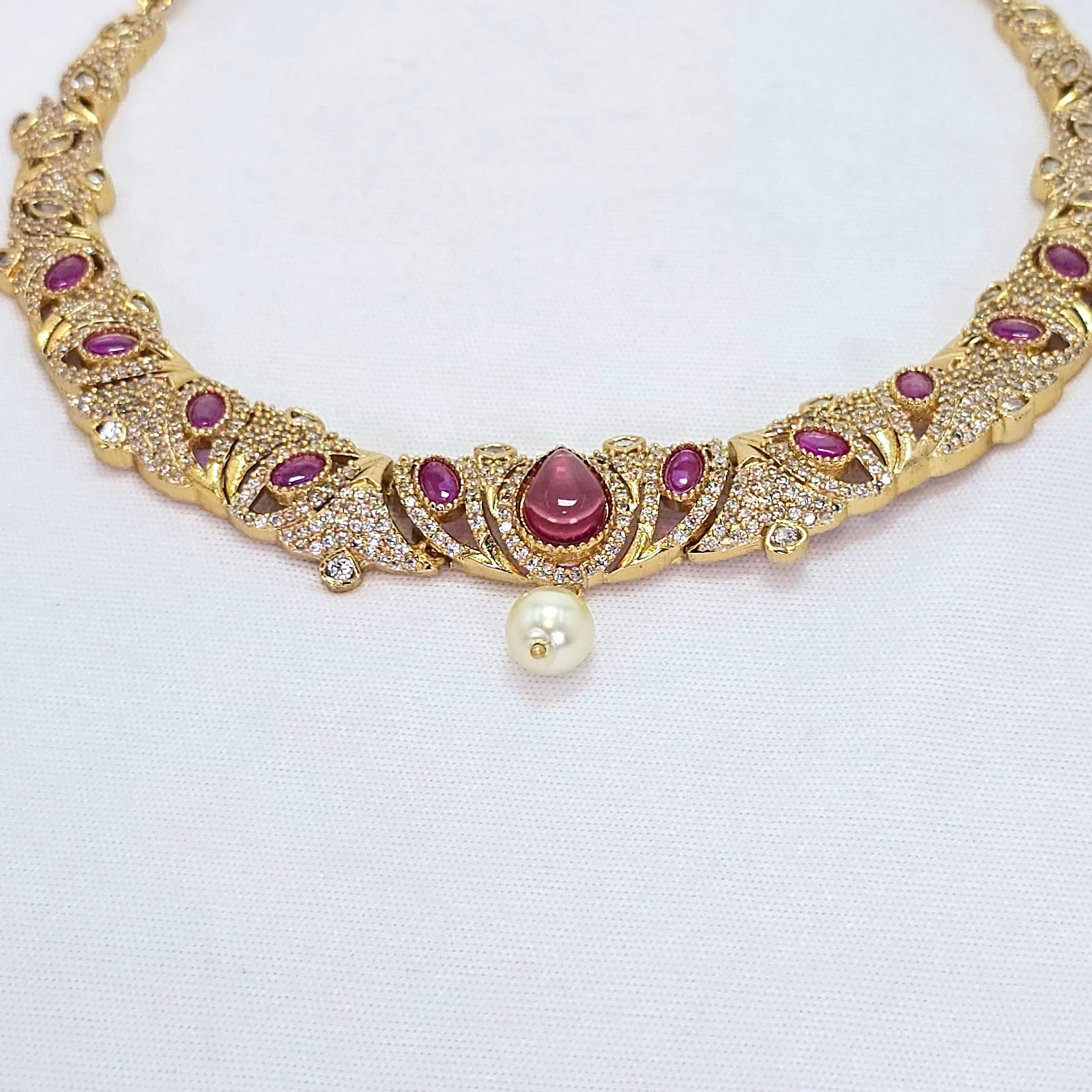 The Madhumati Kempu Necklace