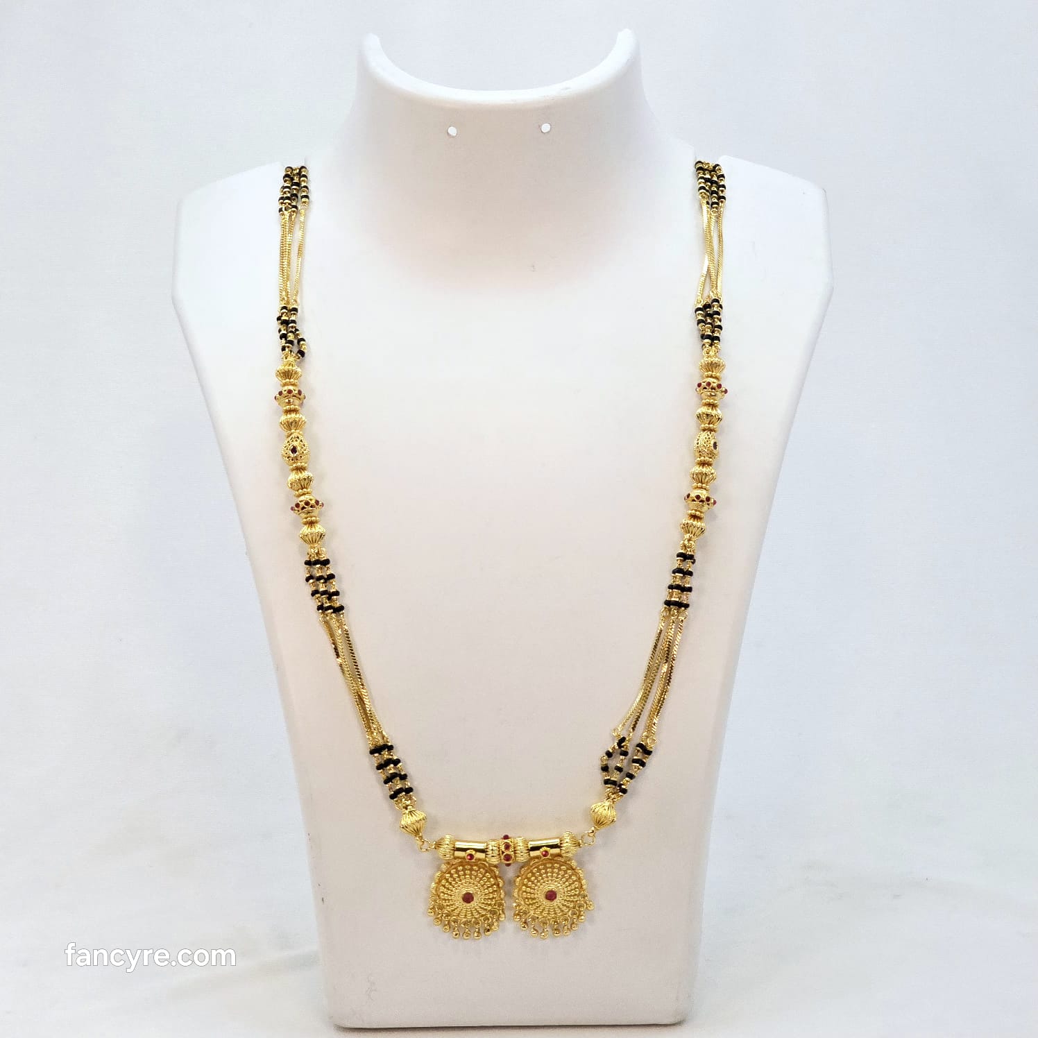 The Pushpa Antique Goldforming Mangalsutra
