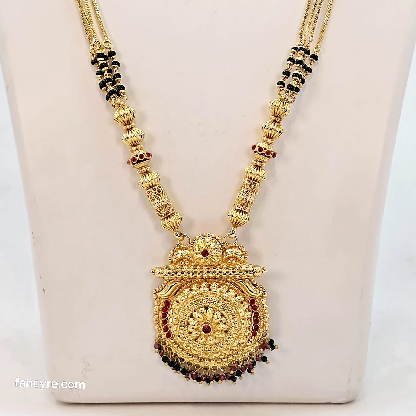 The Damini Antique Goldforming Mangalsutra
