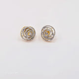 The Davia Yellowgold A.D Earring