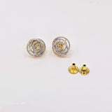 The Davia Yellowgold A.D Earring