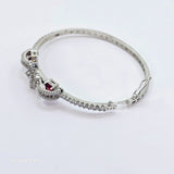 The Shanaya Whitegold A.D Bracelet