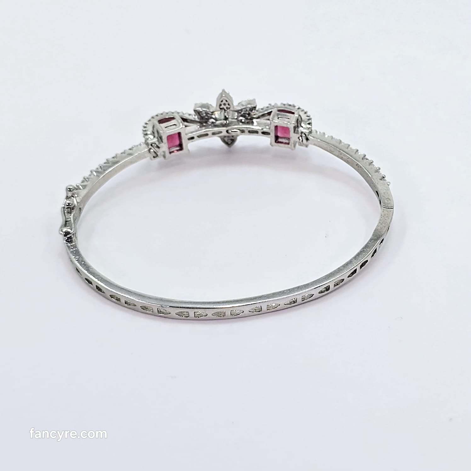 The Shanaya Whitegold A.D Bracelet