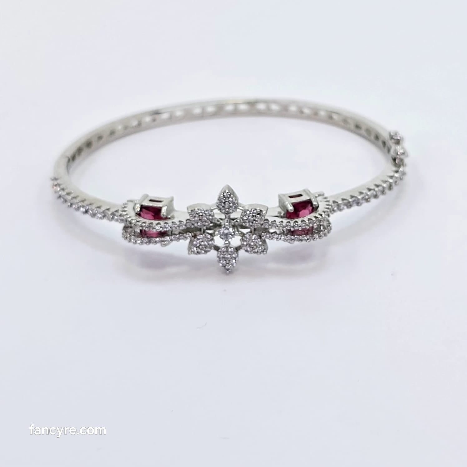 The Shanaya Whitegold A.D Bracelet