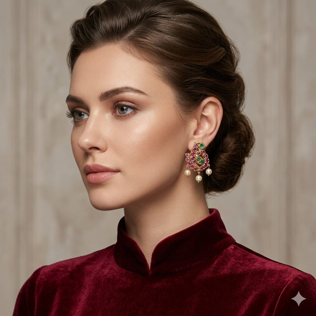 The Ruchi Kempu Earring