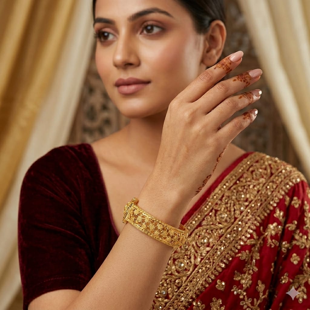 The Malvi Goldforming Bangle
