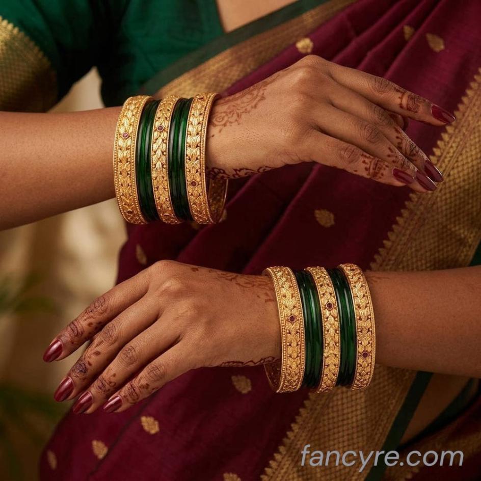 The Pranita Antique Goldforming Bangle