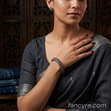 The Padmakshi Oxidized Bangle