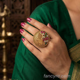 The Aesha Kempu Ring