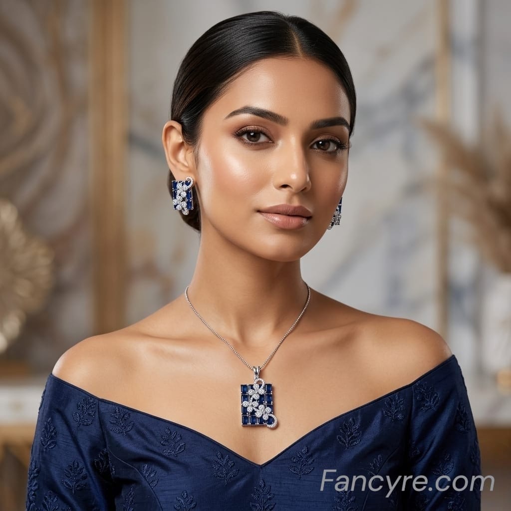The Natalie Whitegold A.D Pendant Earring