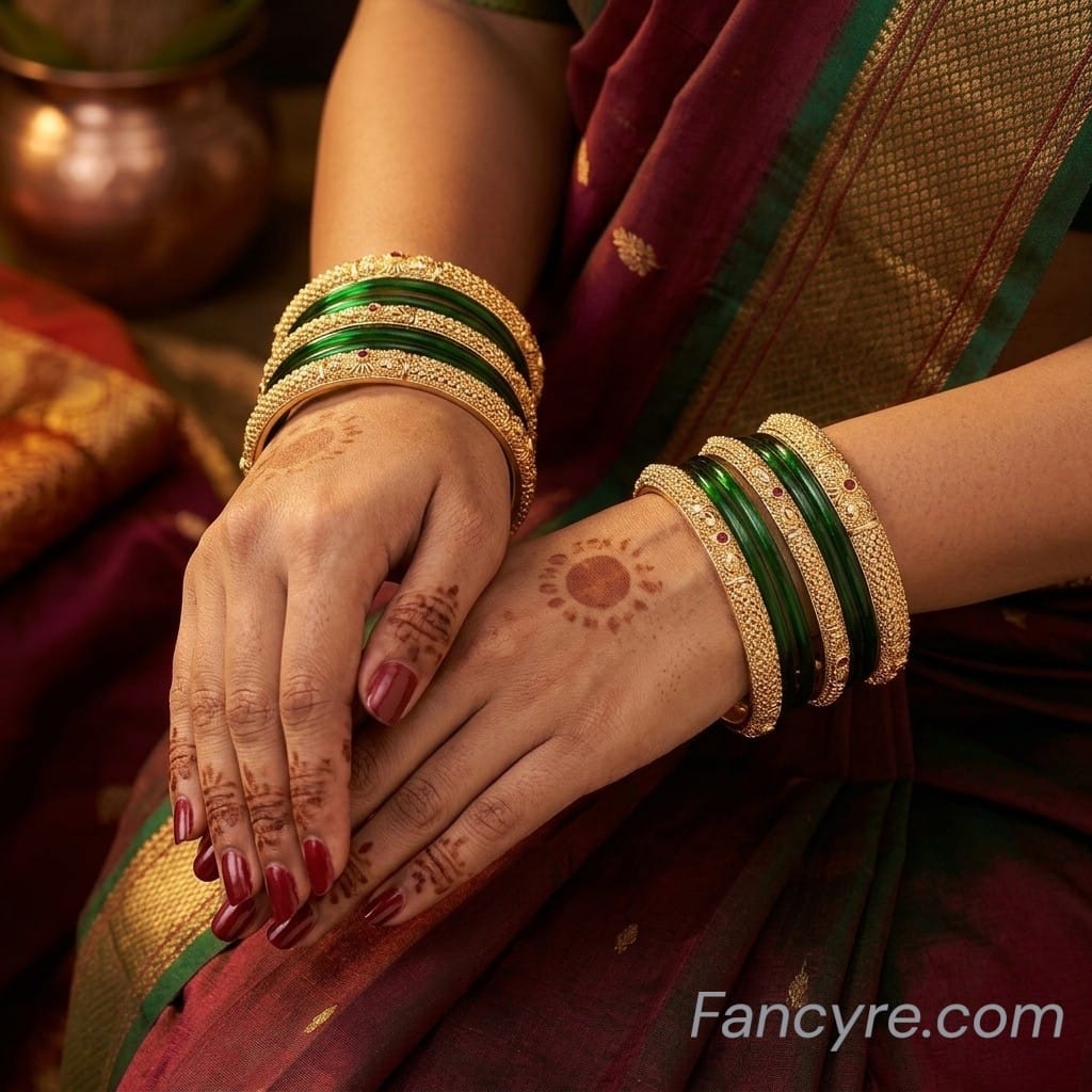 The Shalaka Antique Goldforming Bangle