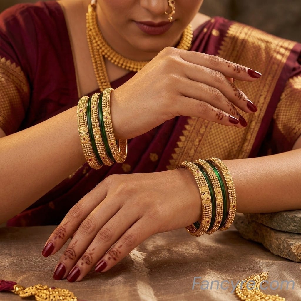 The Sakina Antique Goldforming Bangle