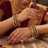 The Sakina Antique Goldforming Bangle