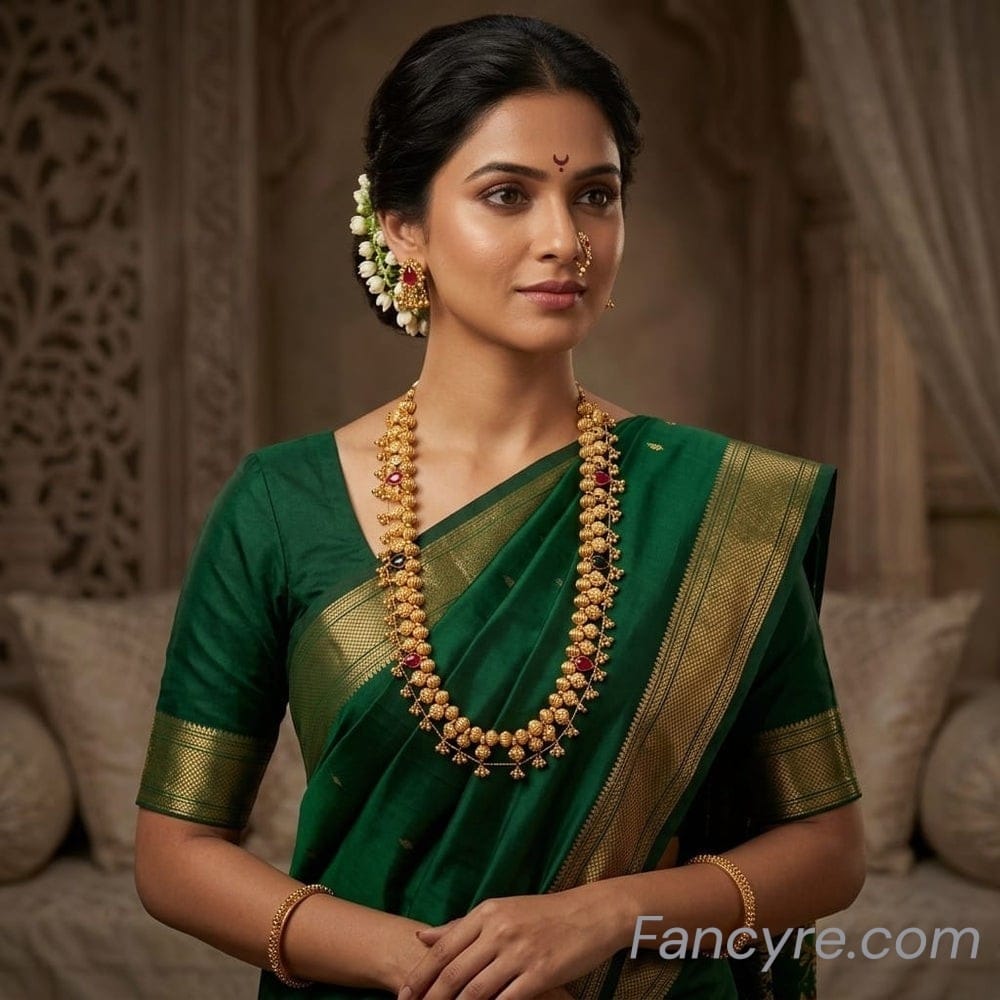 The Ramya Antique Goldforming Saaj