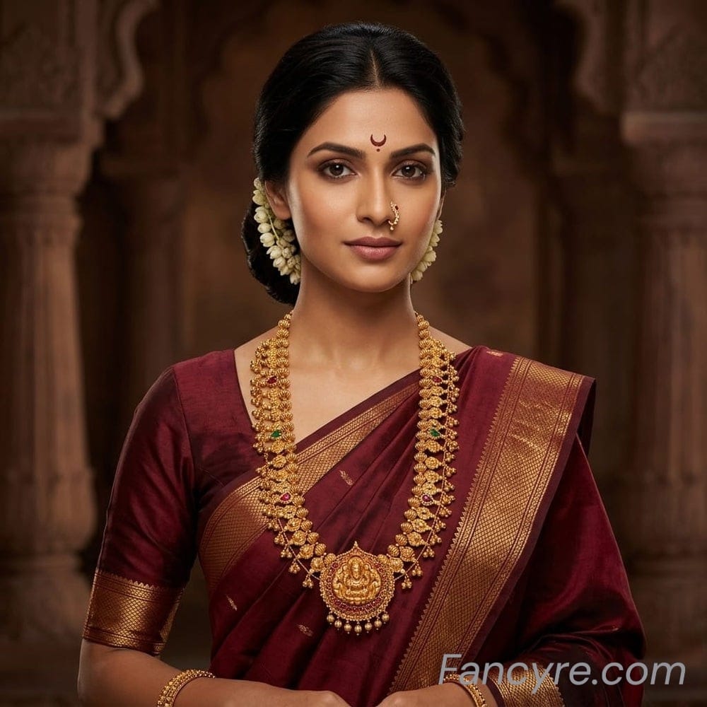 The Ruma Antique Goldforming Saaj