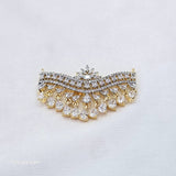The Jessica Yellowgold A.D Pendant Earring (M.S)