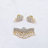 The Jessica Yellowgold A.D Pendant Earring (M.S)