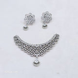 The Maniel Whitegold A.D Pendant Earring (M.S)