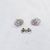The Della Whitegold A.D Pendant Earring (M.S)
