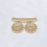 The Adair Yellowgold A.D Pendant Earring (M.S)