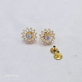 The Adair Yellowgold A.D Pendant Earring (M.S)