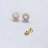 The Gianna Yellowgold A.D Pendant Earring (M.S)