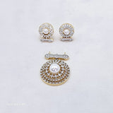 The Gianna Yellowgold A.D Pendant Earring (M.S)
