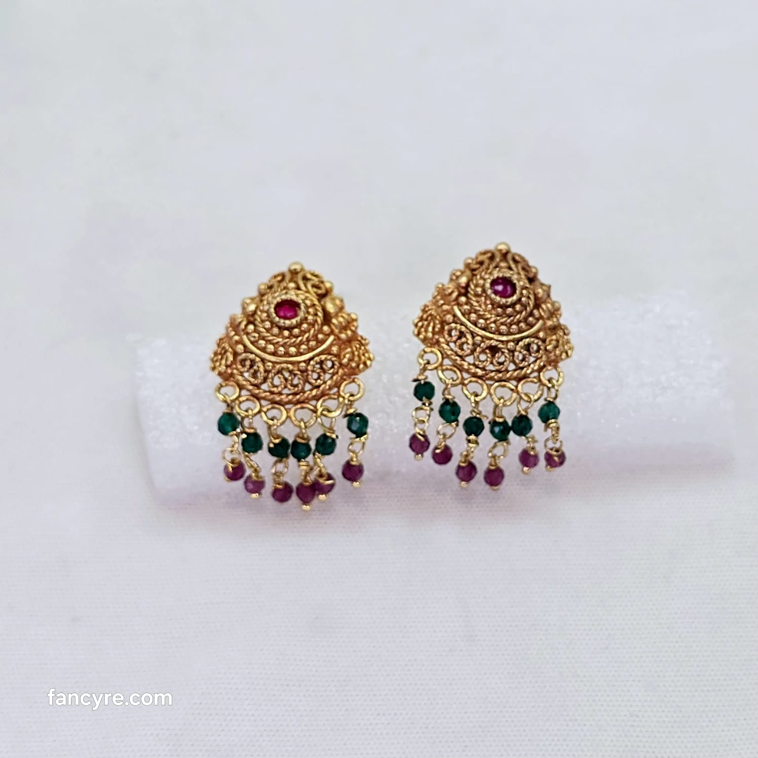 The Manju Antique Goldforming Earring