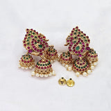 The Morakshi Kempu Earring